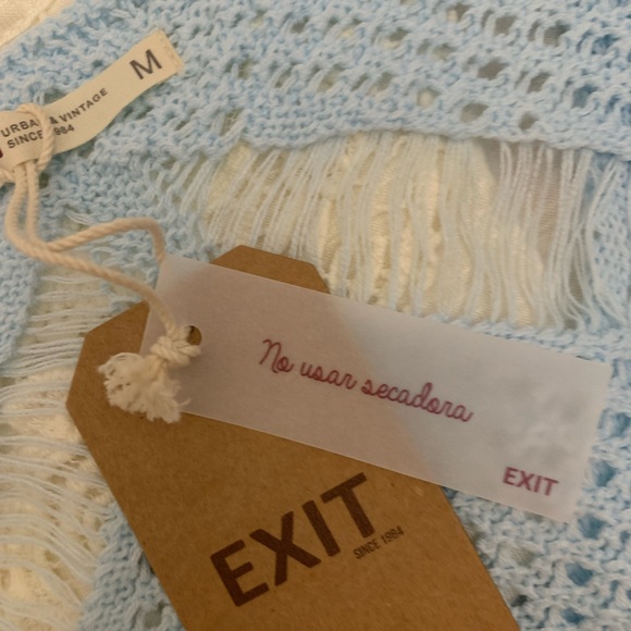 EXIT Crochet Tank Top M - Picture 7 of 7